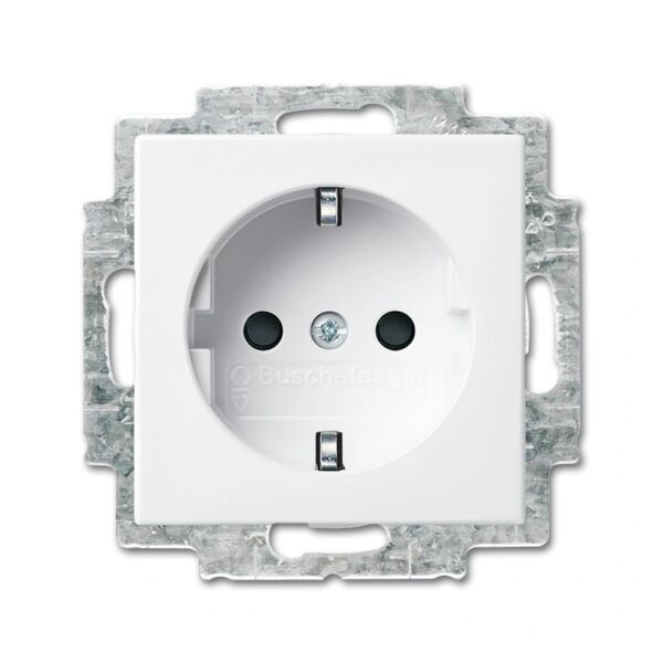 Busch-Jaeger Busch-balance SI SCHUKO Steckdose ohne Spreize weiß 2CKA002013A5385