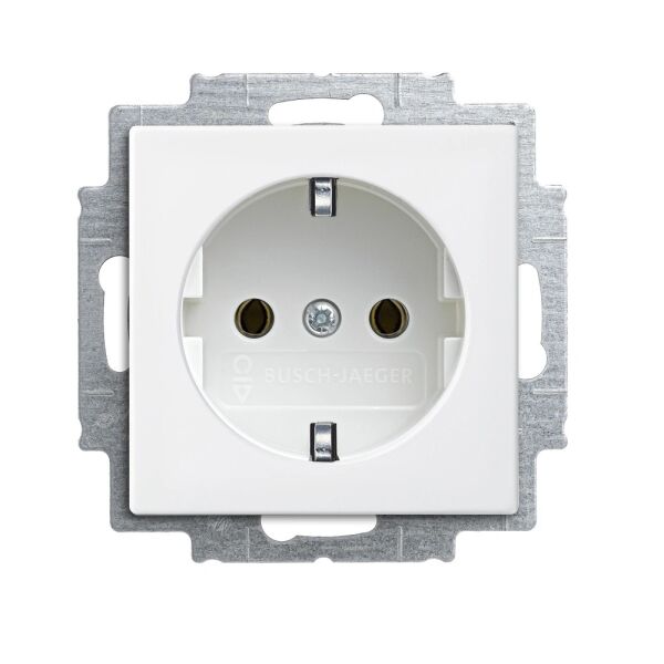 Busch-Jaeger Busch-balance SI SCHUKO Steckdose ohne Spreize weiß 2CKA002011A6238
