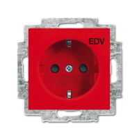 Busch-Jaeger Busch-balance SI SCHUKO Steckdose EDV rot...