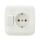 Busch-Jaeger SCHUKO Steckdose mit Wippschalter Kombination Busch-balance SI 2CKA001611A0169