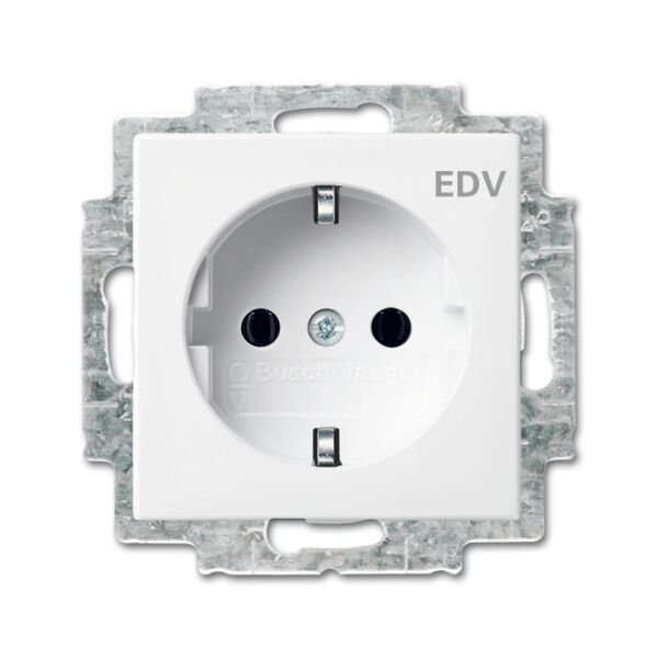 Busch-Jaeger Busch-balance SI SCHUKO Steckdose EDV weiß 2CKA002011A6235