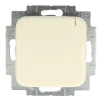 Busch-Jaeger SCHUKO Steckdoseneinsatz mit Deckel u....