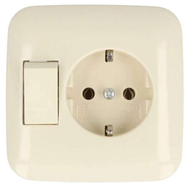 Busch-Jaeger Busch-Duro 2000 SI SCHUKO Steckdose m. Wippschalter 4310/6 EUJ-212