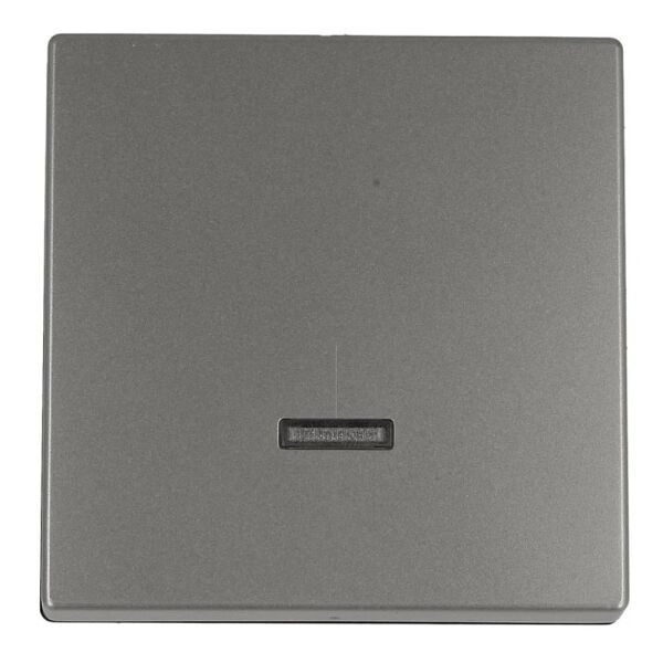 Busch-Jaeger pur edelstahl Bedienelement Dimmer mit Glimmlampe 6543-866-101
