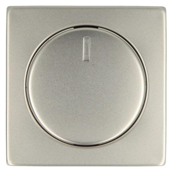 Busch-Jaeger pur edelstahl Zentralscheibe mit Drehknopf für Dimmer 6540-866-102