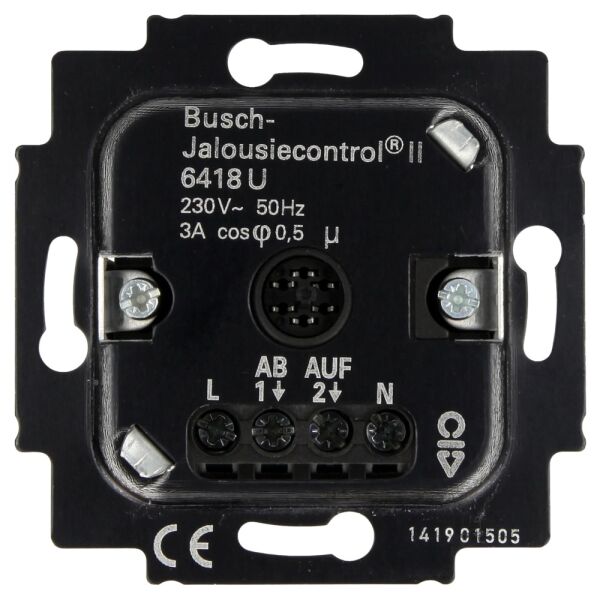 Busch-Jaeger Busch-Jalousiecontrol II Basis-Einsatz 2-fach 6418 U