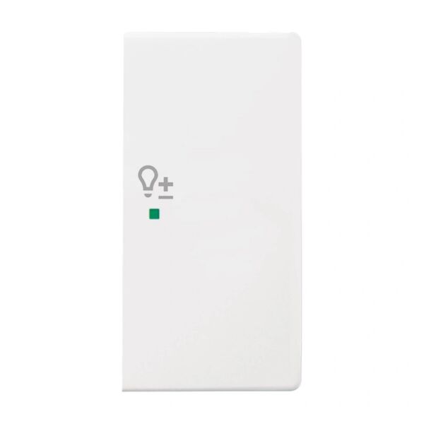 Busch-Jaeger Wippe 2-fach mit Symbol "Dimmer" rechts studioweiß