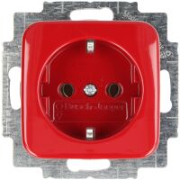 Busch-Jaeger Reflex SI SCHUKO Steckdoseneinsatz rot 20...