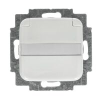 Busch-Jaeger SCHUKO Steckdoseneinsatz mit Deckel u....
