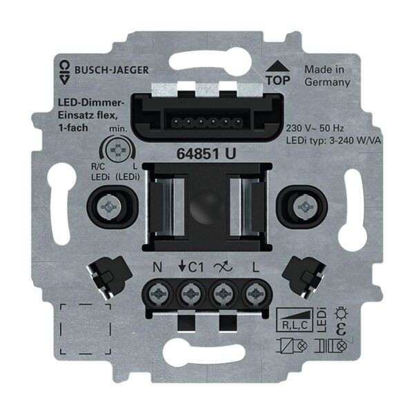 Busch-Jaeger LED-Dimmer-Einsatz Flex 1-fach 2CKA006500A0012