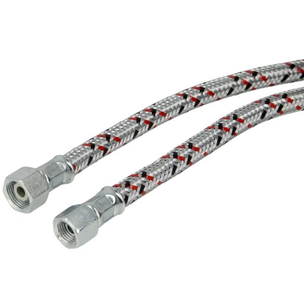 Ölschlauch Universal 3/8" x 1/4" Überwurfmutter, 1000 mm