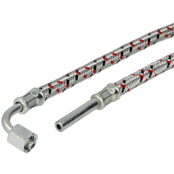Ölschlauch SR 6 L Rohrbogen 90° x 8 mm Rohrstutzen, 1000 bis 1500 mm