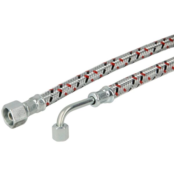 Ölschlauch SR 6 LLR Rohrbogen 90° x 3/8" Überwurfmutter, 1000 bis 1500 mm