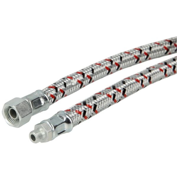 Ölschlauch 1/8" AG x 3/8" Überwurfmutter, 1000 mm