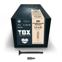 TOX Schnellbauschraube DRY 3,5 mm mit Bohrspitze, 25 bis...