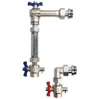 WESA Wärmemengenzähler-Baugruppe für Fußbodenverteiler vertikal 3/4" 85120028