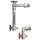 WESA Wärmemengenzähler-Baugruppe für Fußbodenverteiler vertikal 3/4" 85120028