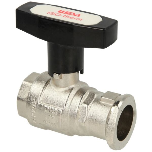 WESA ISO-Therm Pumpenkugelhahn ohne Schwerkraftbremse, 1" und 1 1/4"
