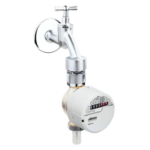Allmess Zapfventil-Wasserzähler 2,5 m³/h Kalt- und Warmwasser 1401932206