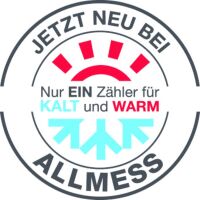 Allmess Zapfventil-Wasserzähler 2,5 m³/h Kalt-...
