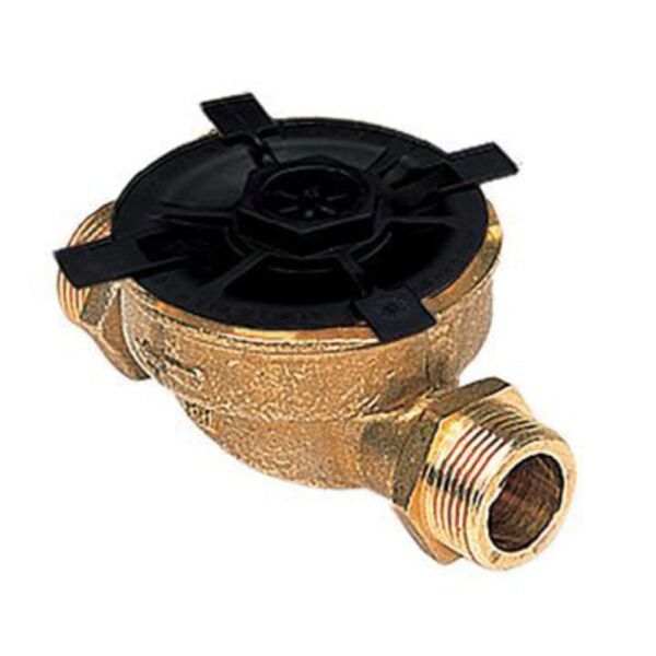 Allmess Einrohranschlussteil 3/4" Koax mit 2" Zähleranschluss 3507000006