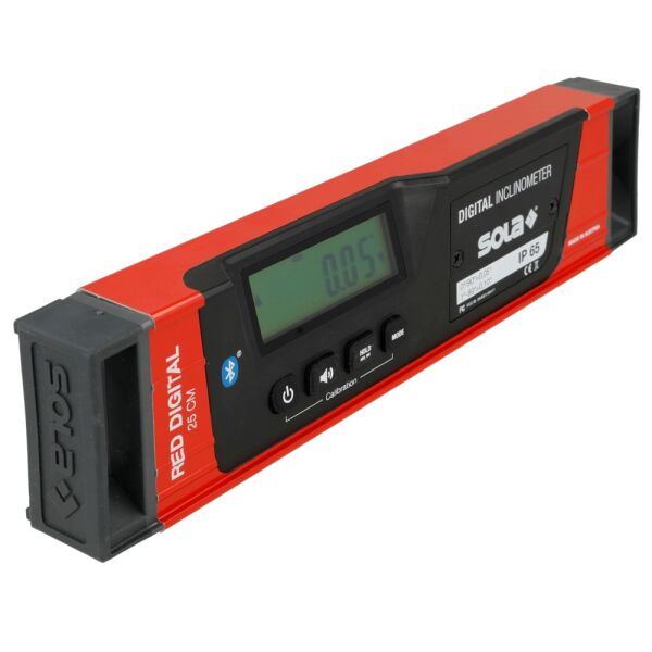 SOLA RED Digital Wasserwaage mit Bluetooth, 25 bis 180 cm