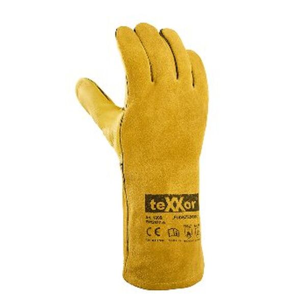 teXXor® Schweißerhandschuhe FUDSCHIJAMA beige, Gr. 10