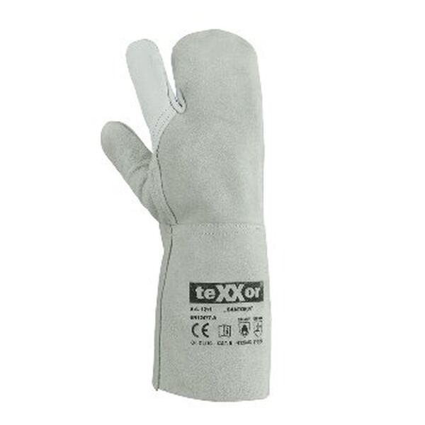 teXXor® 3-Finger-Schweißerhandschuhe SANTORIN natur, Gr. 10