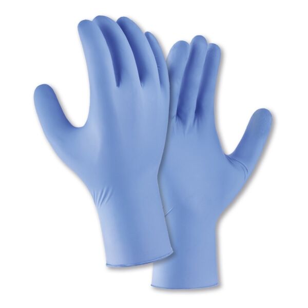 teXXor® Nitril-Einweghandschuhe fingerspitzentexturiert lavendel, Box à 100 Stück