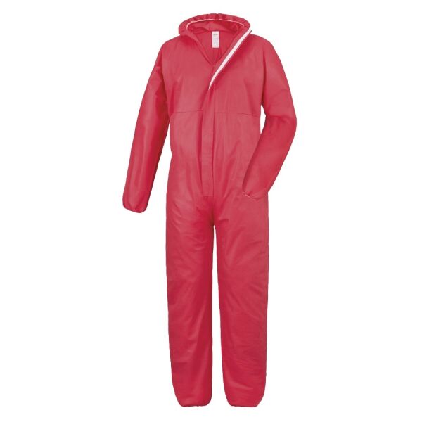 teXXor® SMS-Einweg-Overall Typ 5/6 rot, Gr. S–4XL