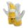 teXXor® TOP Rindvollleder-Handschuhe K2, Leder natur/Drell gelb, Gr. 8–12