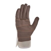teXXor® Möbelleder-Handschuhe BRAUNE FARBEN,...