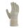 teXXor® Schweinsvollleder-Handschuhe DAMEN-PAWA, Leder gelb, Drell weiß, Gr. 8