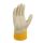 teXXor® Büffelvollleder-Handschuhe NASHORN, Leder natur, Drell gelb, Gr. 10
