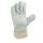 teXXor® Rindkernspaltleder-Handschuhe RHÖN, Leder natur/Drell weiß, Gr. 10–12