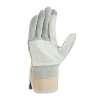 teXXor® Rindspaltleder-Handschuhe HARZ, Leder gelb,...