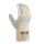 teXXor® Rindspaltleder-Handschuhe HARZ, Leder gelb, Drell weiß, Gr. 10
