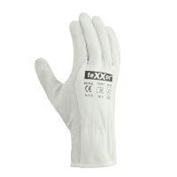 teXXor® Rindnappaleder-Handschuhe FAHRER, natur, Gr....