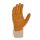 teXXor® Möbelleder-Handschuhe HELLES LEDER leicht gefüttert, Leder hell, Drell weiß, Gr. 10