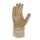 teXXor® Möbelleder-Handschuhe HELLES LEDER groß geschnitten, Leder hell, Drell weiß, Gr. 11