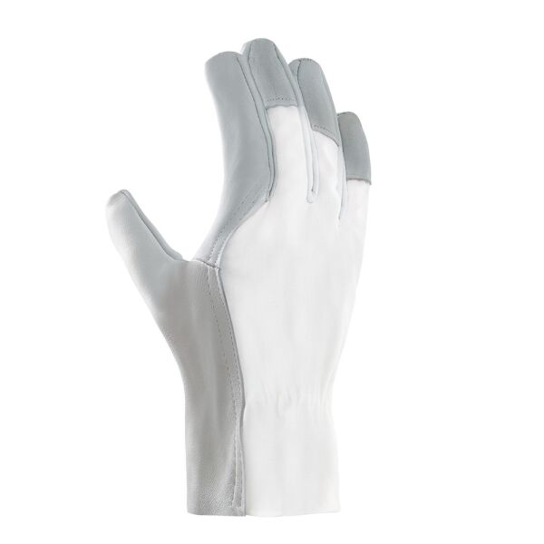teXXor® Ziegen-/Schafsnappa-Handschuhe KÖPERRÜCKEN, natur, Gr. 7–11