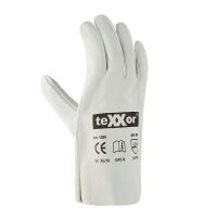 teXXor® Schafsnappa-Handschuhe VOLLLEDER, natur, Gr....