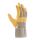 teXXor® Kunstleder-Handschuhe 88 PVWA-TOP, Kunstleder gelb/Drell weiß, Gr. 10