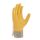 teXXor® Kunstleder-Handschuhe 88 PVWA-TOP, Kunstleder gelb/Drell weiß, Gr. 10
