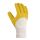 teXXor® Universalhandschuhe LATEXBESCHICHTET ¾-beschichtet, Strickbund, natur/gelb, Gr. 10
