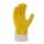 teXXor® Universalhandschuhe LATEXBESCHICHTET ¾-beschichtet, Stulpe, natur/gelb, Gr. 10
