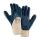teXXor® Nitril-Handschuhe STRICKBUND ¾-beschichtet, beige/blau, Gr. 7–11