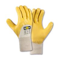 teXXor® Nitril-Handschuhe STRICKBUND...