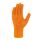teXXor® Grobstrick-Handschuhe CRISS CROSS, orange, Gr. 8–11