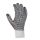 teXXor® Grobstrick-Handschuhe BAUMWOLLE/POLYESTER beidseitig benoppt, weiß/schwarze Noppen, Gr. 7–11